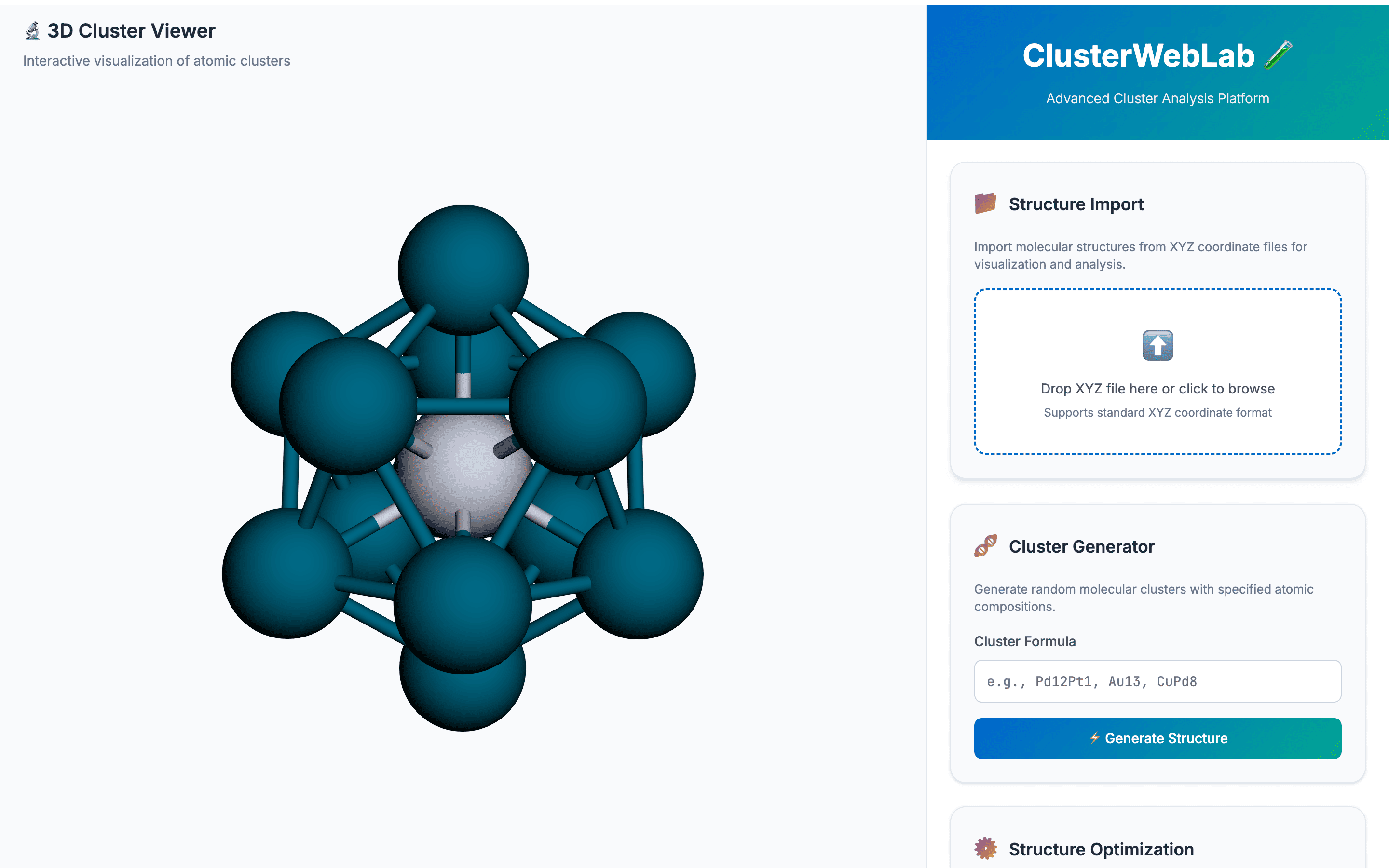 ClusterWebLab