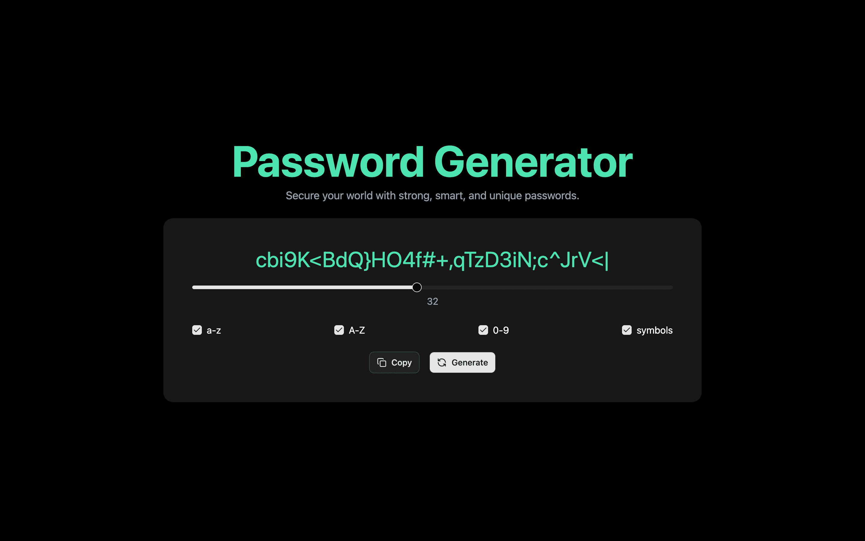 Password Generator